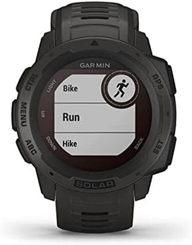 Garmin Instinct Solar, Rugged Outdoor Smartwatch with Solar Charging Capabilities, Built-in Sports Apps and Health Monitoring, Sunburst Yellow in Kuwait