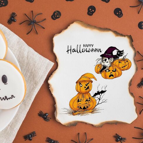 Abtols Halloween Black Cats Clear Clear For Card Making Scrapbooking Decortings Diy ، Words Bat Spider Web Web Silicone Seal Stamps for Encorsing Album Crafts in Saudi Arabia