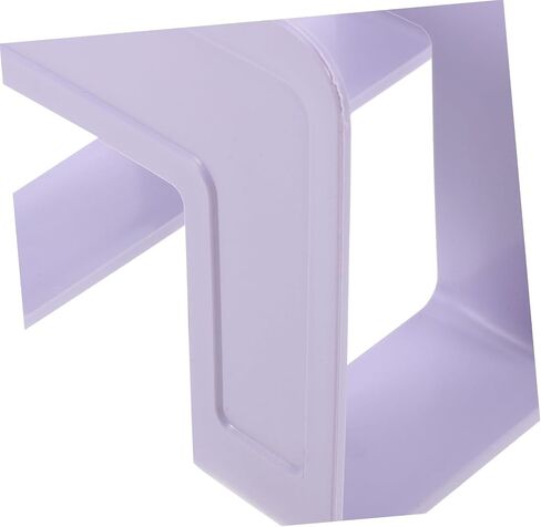 NUOBESTION 4-SCECED DESCE DESK Organizer Rack Blastic Boxitends for Books Heavy Non-Slip Magazine Holder for Office and Home Use File Storage Storage Separator for Boys and Girls Relves in Saudi Arabia