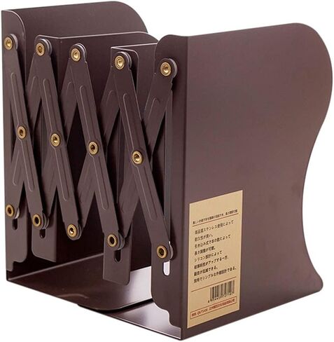 Retractable Shelves Book Support Stand Adjustable Bookshelf Desk Organizer Office Accessories(Black) in Saudi Arabia