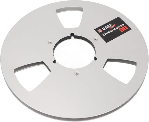 10 Inches Takeup Reel, Open Reel Audio Aluminum Alloy Takeup Reel, 3 Hole Wind Resistance Holes, 14 10 Inch Empty Tape Reel for Recording (Black) in Saudi Arabia