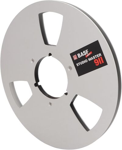 10 Inches Takeup Reel, Open Reel Audio Aluminum Alloy Takeup Reel, 3 Hole Wind Resistance Holes, 14 10 Inch Empty Tape Reel for Recording (Black) in Saudi Arabia