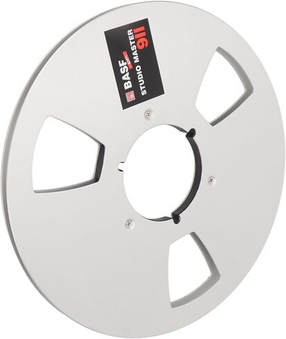 10 Inches Takeup Reel, Open Reel Audio Aluminum Alloy Takeup Reel, 3 Hole Wind Resistance Holes, 14 10 Inch Empty Tape Reel for Recording (Black) in Saudi Arabia
