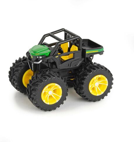 Tomy Monster يضع John Deere Roaring Rev Up Hauler Monster Truck Toy Set - يشمل Monster Truck و Trailer و John Deere Gator - ألعاب البناء مع Action Action - 3 Count in Saudi Arabia