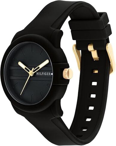 Tommy Hilfiger Sport Watch for Women - Casual 3H Wristwatch for Her - Silicone Strap - Water Resistant up to 3 ATM/30 Meters - Premium Fashion for Everyday Wear - 36mm in Saudi Arabia