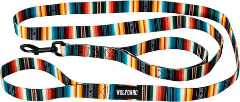 Wolfgang Heavy Dutic Dog Leash ، تم اختباره لأكثر من 800 رطل للمشي والتدريب ، طباعة برية ، مقبض مزدوج كبير in Kuwait