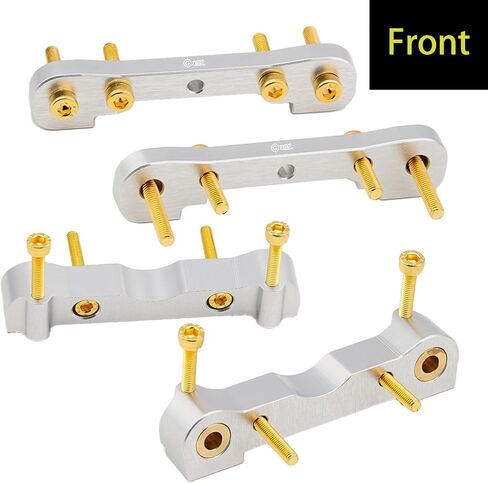 CNC 7075 Aluminum Alloy Front and Rear Lower Arm Suspension Hanger Mount Set Suitable for Arrma 1/7 Felony Limitless Mojave 6s 1/8 Kraton Notorious Outcast Typhon 6S Upgrades (Front and Rear) in Kuwait