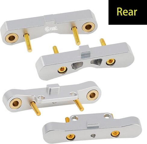 CNC 7075 Aluminum Alloy Front and Rear Lower Arm Suspension Hanger Mount Set Suitable for Arrma 1/7 Felony Limitless Mojave 6s 1/8 Kraton Notorious Outcast Typhon 6S Upgrades (Front and Rear) in Kuwait