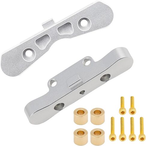 CNC 7075 Aluminum Alloy Front and Rear Lower Arm Suspension Hanger Mount Set Suitable for Arrma 1/7 Felony Limitless Mojave 6s 1/8 Kraton Notorious Outcast Typhon 6S Upgrades (Front and Rear) in Kuwait