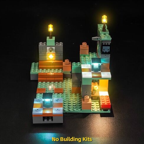 إضاءة LED الطواف فقط ، متوافقة مع غرفة LEGO التجريبية ، مجموعة الإضاءة الإبداعية المتوافقة مع LEGO 21271-NOT تأتي مع النموذج in Saudi Arabia