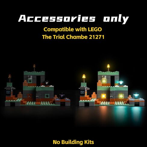إضاءة LED الطواف فقط ، متوافقة مع غرفة LEGO التجريبية ، مجموعة الإضاءة الإبداعية المتوافقة مع LEGO 21271-NOT تأتي مع النموذج in Saudi Arabia