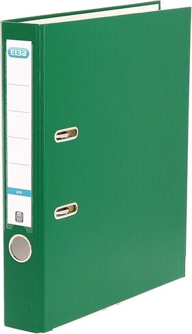 Smart Pro 400053621 Folder 8 cm Wide DIN A4 Pack of 5 A4 Light Green with Insert Spine Label and Plastic Cover Exterior in Kuwait