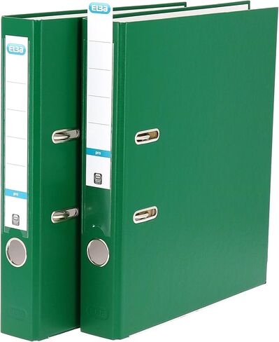 Smart Pro 400053621 Folder 8 cm Wide DIN A4 Pack of 5 A4 Light Green with Insert Spine Label and Plastic Cover Exterior in Kuwait