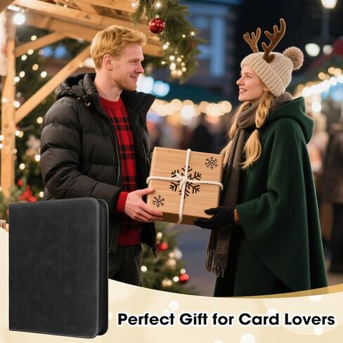 Binder Card ، 9 BINDER TRADING CARD BINDER لـ 900 بطاقة ، ألبوم بطاقات البيسبول المتميزة والمتميزة ، مجلدات حامل البطاقات ، ألبومات جامع البطاقات لـ YGO/MTG/TCG ، بطاقات رياضية ، أسود in Kuwait