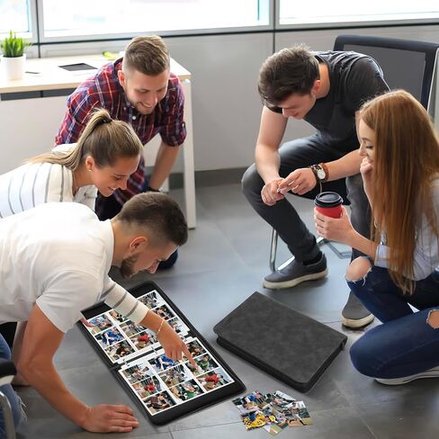 Binder Card ، 9 BINDER TRADING CARD BINDER لـ 900 بطاقة ، ألبوم بطاقات البيسبول المتميزة والمتميزة ، مجلدات حامل البطاقات ، ألبومات جامع البطاقات لـ YGO/MTG/TCG ، بطاقات رياضية ، أسود in Kuwait