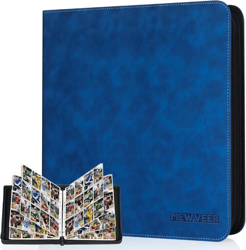 Binder Card ، 9 BINDER TRADING CARD BINDER لـ 900 بطاقة ، ألبوم بطاقات البيسبول المتميزة والمتميزة ، مجلدات حامل البطاقات ، ألبومات جامع البطاقات لـ YGO/MTG/TCG ، بطاقات رياضية ، أسود in Kuwait