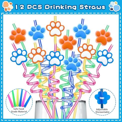 98pcs حفلة الكلاب تفضل أنظمة Paw Party Supplies in Saudi Arabia