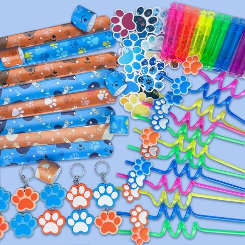 98pcs حفلة الكلاب تفضل أنظمة Paw Party Supplies in Saudi Arabia