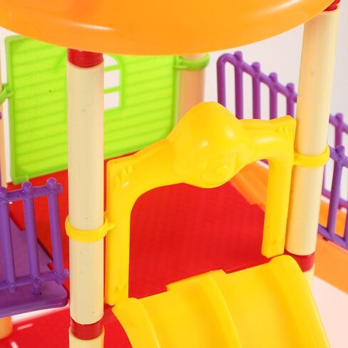 TOYANDONA Slide Toys Models Miniature Decor Doll House Furniture and Accessories Set Mini Ornament Mini Playground Equipment Doll House Crafts Home Ornaments Model Child Outdoor in Saudi Arabia
