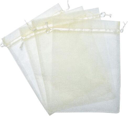 50 PCS 6x9 بوصة حفل زفاف لصالح حقيبة الهدايا أكياس الأورجانزا 10 مزيج اللون (ألوان متنوعة) in Kuwait