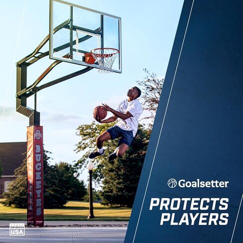 Goalsetter Marquette Golden Eagles Basketball Pole Pad – Blue in Kuwait