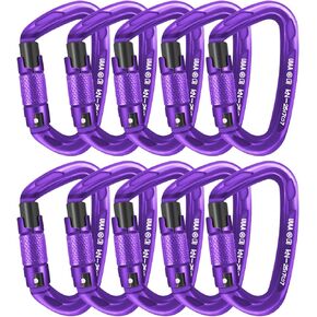 حلقة تسلق احترافية معتمدة من UIAA، حلقة تسلق كبيرة للخدمة الشاقة، حلقة تسلق 25 كيلو نيوتن، حلقة تسلق أوتوماتيكية لتسلق الصخور/الجليد، أرجوحة الإنقاذ وما إلى ذلك، على شكل حرف D in Kuwait