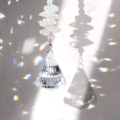Pet Memorial Suncatcher - Loss of Pet Sympathy Gift for Dog and Cat Owners with Crystals, Indoor Window Suncatchers, Bereavement Gifts Dog Memorial (Transparent) in Saudi Arabia