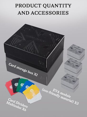 1800+ صناديق تخزين سطح السفينة ، مربع بطاقة تداول المغناطيسي ، Card Card Card Card Case for Magic Commander Yugioh TCG TGG Cards Sports Cards in Kuwait