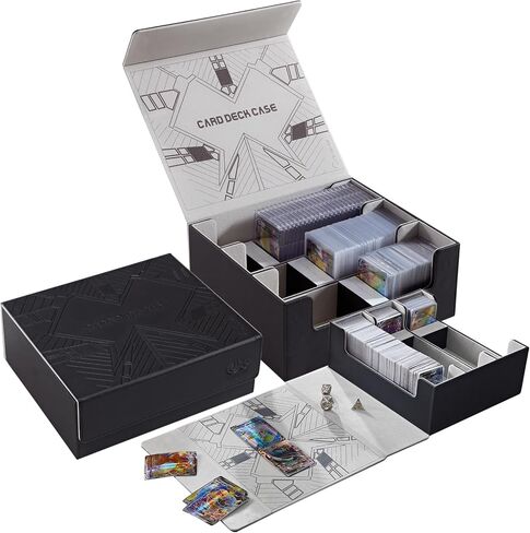 1800+ صناديق تخزين سطح السفينة ، مربع بطاقة تداول المغناطيسي ، Card Card Card Card Case for Magic Commander Yugioh TCG TGG Cards Sports Cards in Kuwait