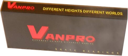Vanpro Skateboard Bearings Longboards Bearing Set,608RS 608ZZ Bearings, 8x22x7 High Carbon Steel(Snow Gray, Pack of 16)… in Saudi Arabia