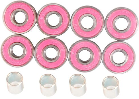 Vanpro Skateboard Bearings Longboards Bearing Set,608RS 608ZZ Bearings, 8x22x7 High Carbon Steel(Snow Gray, Pack of 16)… in Saudi Arabia