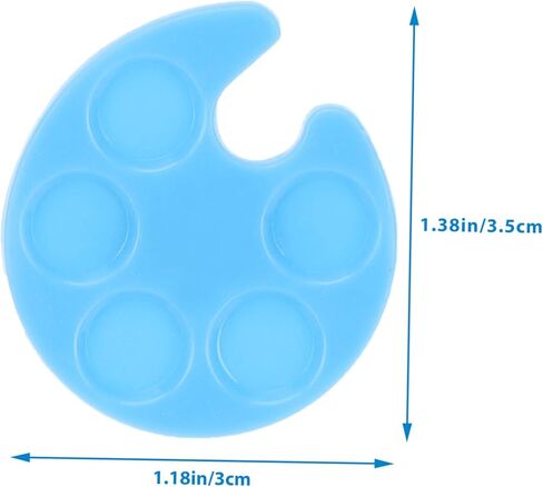 NOLITOY 20PCS Cartoon Nail Art Ring صواني خلط ملونة متنوعة لسهولة التطبيق وعرض مستلزمات مانيكورات مهنية متينة in Kuwait