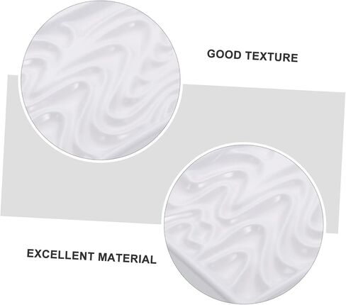 Homoyoyo Wavy Ceramic Paint Tray for Artists 1-Piece Gouache Mixing Palette Sturdy Porcelain Watercolor Mixing Plate for Painting and Drawing in Saudi Arabia