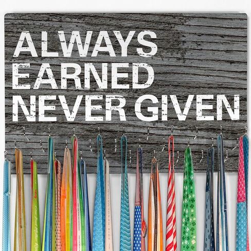Gone For a Run Hooked On Medals and Bibs | Medal Hanger and Bib Display | As Every Runner Knows in Kuwait