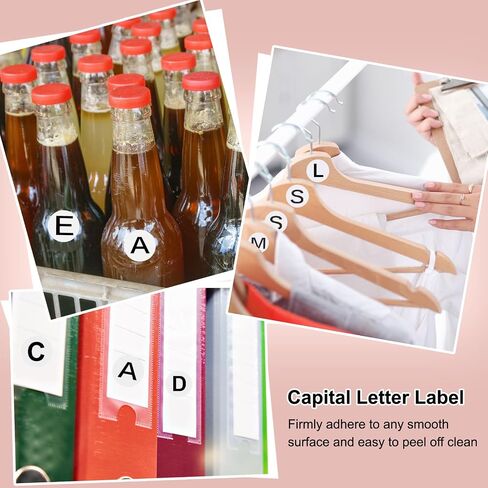 PATIKIL Letter m Inventory Labels, 1 Inch Capital Letter Stickers Self Adhesive Round Circle Coding Dots Labels (1Roll/Total 500Pcs) for Office, Storage in Saudi Arabia
