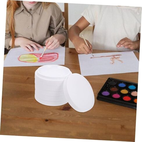 Homsfou 1pc تصميم الموجة الخزف الصباغ صينية تكديس لوحة خلط متعددة الطلاء للملوحة المائية لوحة فنية خفيفة الوزن للفنانين المبتدئين in Kuwait