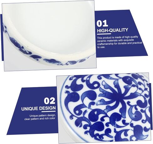 1Set Ceramic Color Mixing Tray Lightweight Paint Palette for Watercolor Gouache Easy to Clean Porcelain Art Tools for Artists and Painters in Saudi Arabia
