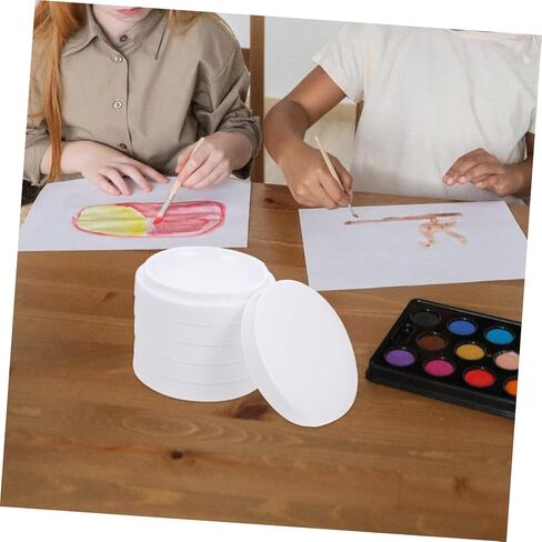 NUOBESTY 1Pc Imitation Ceramic Watercolor Pigment Tray Multi Mixing Palette for Oil Watercolor Painting Easy to Clean Durable Design for Artists Beginners in Saudi Arabia