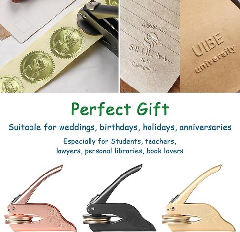 Book Embosser Personalized, Custom Embosser, Library Stamp, Wedding Invitation, Book Lovers, Teachers Students Unforgettable Gift in Saudi Arabia