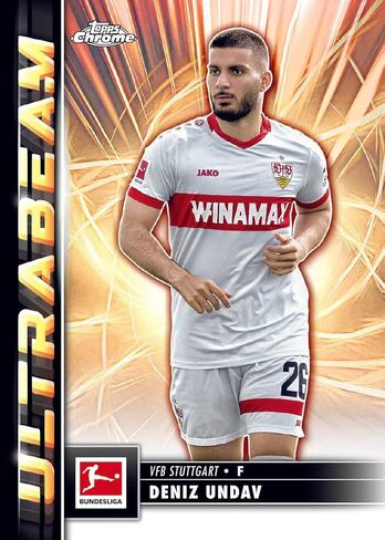 Topps Chrome Bundesliga Season 2024/25 Football Value Box - 7 Packs per Box - 4 Cards per Pack in Saudi Arabia