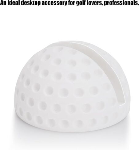 Novelty Half Golf Ball Desktop Business Card Holder,Office/Club Business Card Displays,Desk Decorative Accessory for Golf Lovers, Professionals in Saudi Arabia