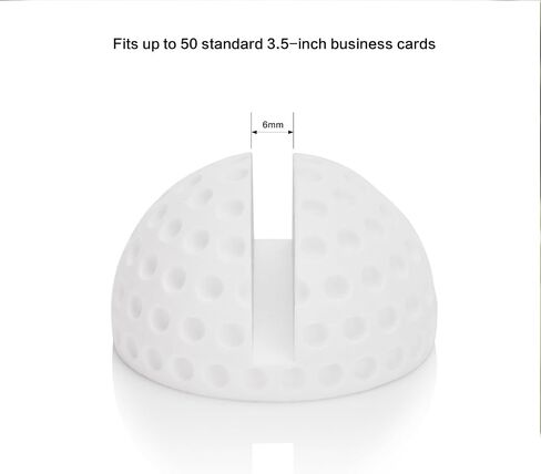 Novelty Half Golf Ball Desktop Business Card Holder,Office/Club Business Card Displays,Desk Decorative Accessory for Golf Lovers, Professionals in Saudi Arabia