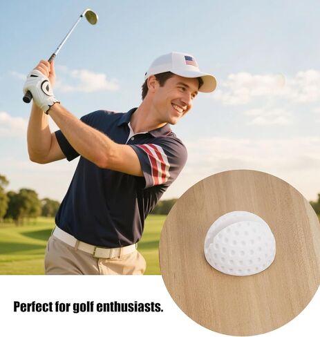 Novelty Half Golf Ball Desktop Business Card Holder,Office/Club Business Card Displays,Desk Decorative Accessory for Golf Lovers, Professionals in Saudi Arabia