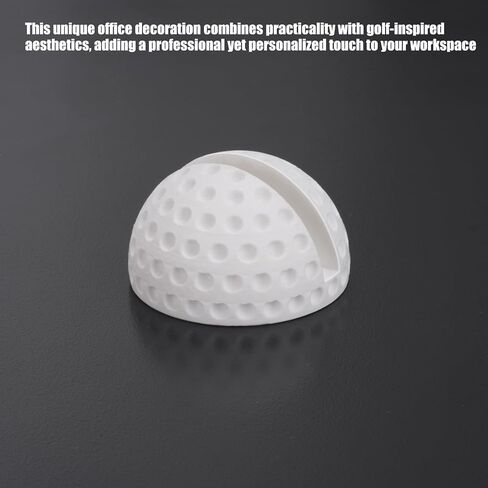 Novelty Half Golf Ball Desktop Business Card Holder,Office/Club Business Card Displays,Desk Decorative Accessory for Golf Lovers, Professionals in Saudi Arabia