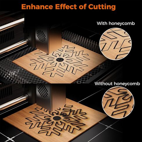 Creality Honeycomb Laser Bed for Falcon A1 Laser Engraver, Honeycomb Platform for Laser Engraving and Cutter Machine (18.1 * 13.6 in) in Saudi Arabia