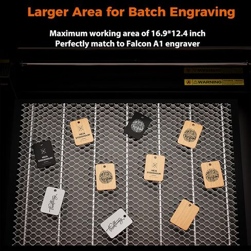 Creality Honeycomb Laser Bed for Falcon A1 Laser Engraver, Honeycomb Platform for Laser Engraving and Cutter Machine (18.1 * 13.6 in) in Saudi Arabia