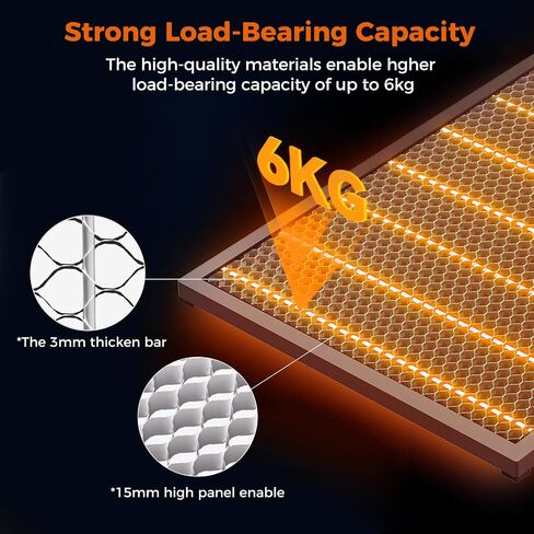 Creality Honeycomb Laser Bed for Falcon A1 Laser Engraver, Honeycomb Platform for Laser Engraving and Cutter Machine (18.1 * 13.6 in) in Saudi Arabia