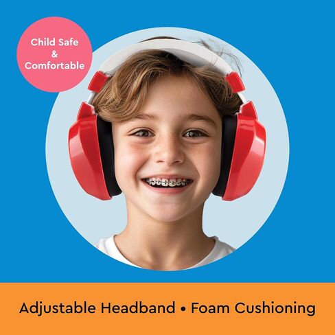 Lucid Audio HearMuffs Kids Hearing Protection Green/White (Over-the-ear Sound Protection Ear Muffs Ages 5+) in Saudi Arabia