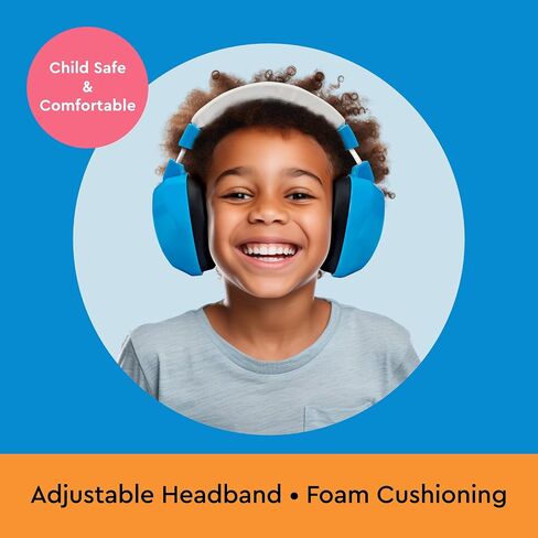 Lucid Audio HearMuffs Kids Hearing Protection Green/White (Over-the-ear Sound Protection Ear Muffs Ages 5+) in Saudi Arabia