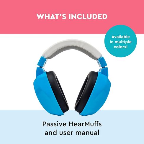 Lucid Audio HearMuffs Kids Hearing Protection Green/White (Over-the-ear Sound Protection Ear Muffs Ages 5+) in Saudi Arabia